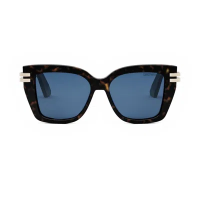 Dior Sunglasses In Marrone/blu