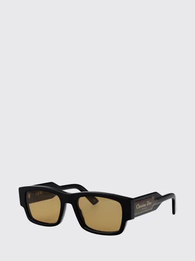 Dior Sunglasses Men Brown In Black