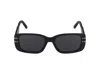 Dior Signature S12i Rectangle Sunglasses, 53mm In Black