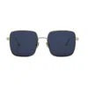 Dior Aviator Sunglasses Cannage S1 U B0 B0 In Oro/blu