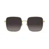 Dior Square Sunglasses In Oro/grigio