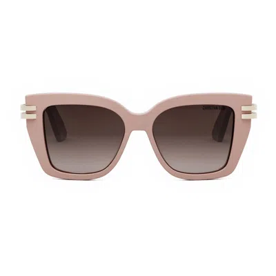 Dior Sunglasses In Rosa/marrone Sfumato