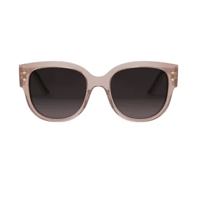 Dior Sunglasses In Rosa/marrone Sfumato