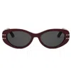 Dior Sunglasses In Rosso/grigio