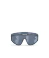 Dior Sunglasses With Translucent Mask In Blue