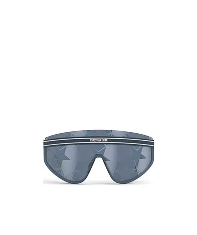 Dior Sunglasses With Translucent Mask In Blue