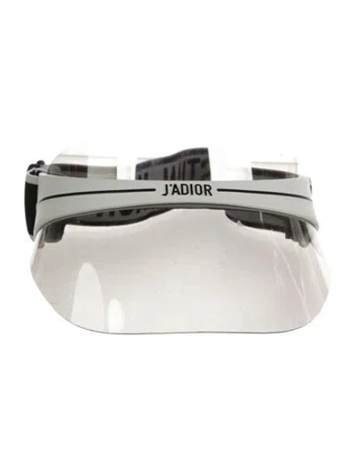 Pre-owned Dior Sunvisor Hat In White