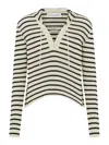 Dior Women Iviera Striped Linen And Silk Sweater In Multi