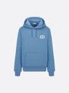 Dior Cd Icon Hooded Sweatshirt In Blue