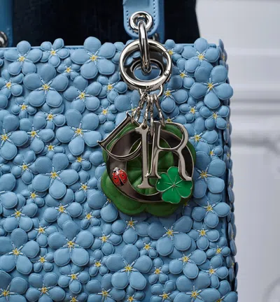 Dior Swing Bag Charm In Green