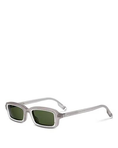 Dior Symbol Rectangular Sunglasses, 49mm In Green