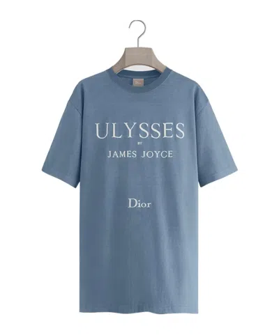 Dior T-shirt With Book Cover Embroidery, Relaxed Fit In Multi
