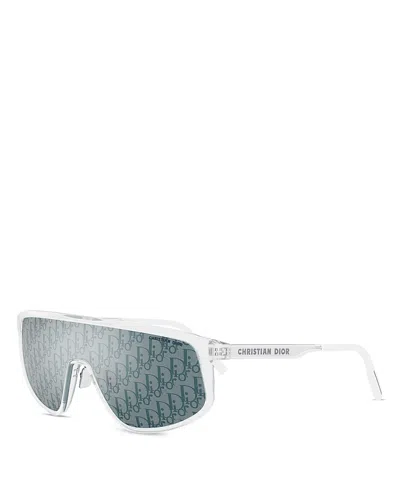 Dior Tag Mask Sunglasses, 134mm In Red