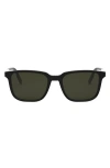 Dior Tag Su 56mm Square Sunglasses In Black/ Other / Green