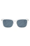 Dior Tag Su Geometric Sunglasses, 54mm In White