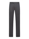 Dior Tailored Cashmere Blend Trousers In Gray