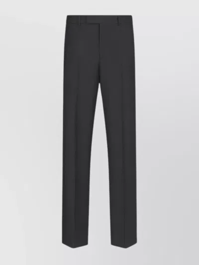 Dior Tailored Trousers With Pockets And Crease In Black