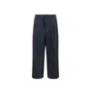 Dior Tailored Wool Pants With High Waist And Wide Legs In Blue