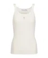 Dior Tank Top In White
