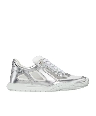 Dior Tech Sneaker In Silver