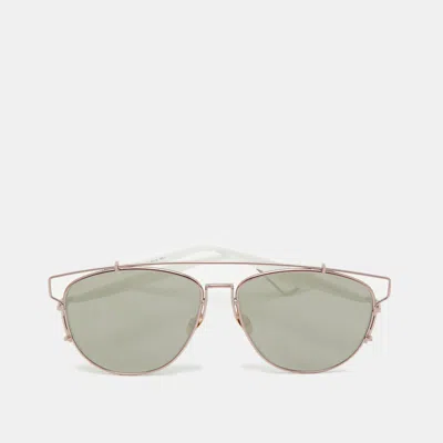 Pre-owned Dior Technologic Aviator Sunglasses In Grey