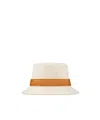 Dior Teddy-d  Oblique Small Brim Bucket Hat In White