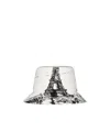 Dior Tower Print Wide Brim Hat In White