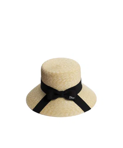 Dior Teddy-d Large Brim Bucket Hat In Neutral