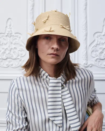 Dior Teddy-d Small Brim Bucket Hat In Brown