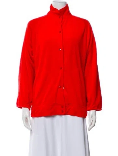 Pre-owned Dior Terry Cloth Jacket In Red