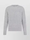 Dior Homme Icons Cannage Jumper In Gray