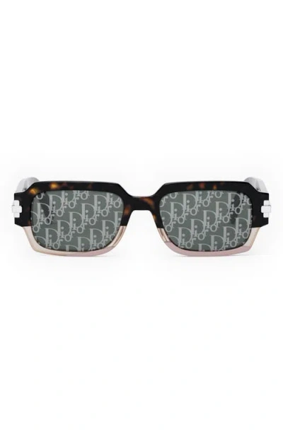 Dior The Blacksuit Xl S1i 54mm Square Sunglasses In Multi