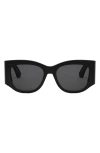 Dior Nuit S1i Sunglasses In 01a - Black