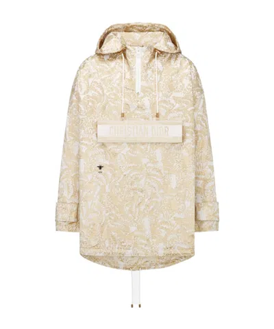 Dior Thick Jacket With A Hat In Nude