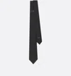 Dior Slim Tie For Modern Style In Black