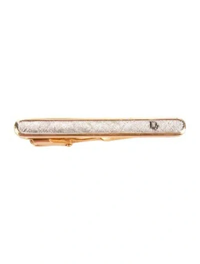 Pre-owned Dior Tie Pin In Gold
