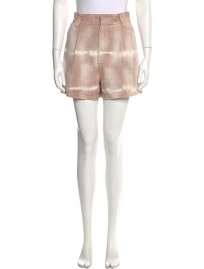 Pre-owned Dior Tie-dye Print Mini Shorts In Blue