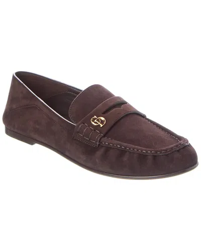 Dior Time Suede Loafer In Brown