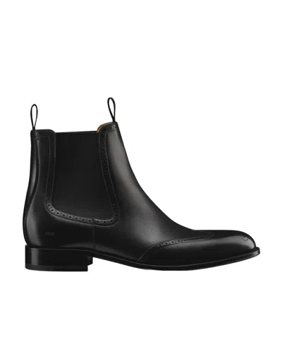 Dior Timeless Chelsea Boots In Black