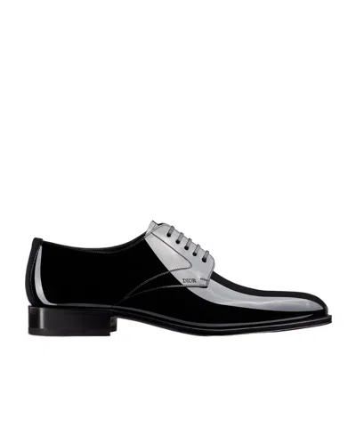 Dior Timeless Derby Shoes In Black