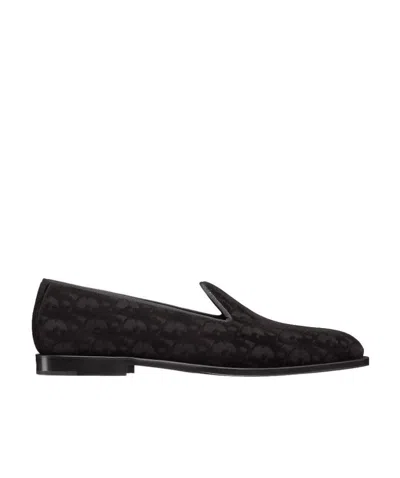 Dior Timeless Round Head Flat-soled Business Casual Shoes In Black