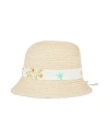 Dior Toddler Girl Hat Beige Size 4 Straw In White
