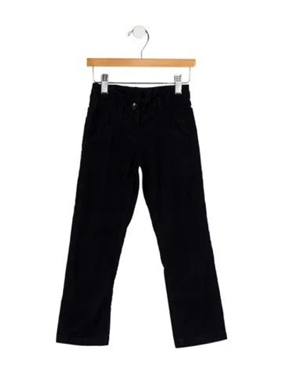 Pre-owned Dior Babies' Toddler Girls' Solid Corduroy Pants In Blue