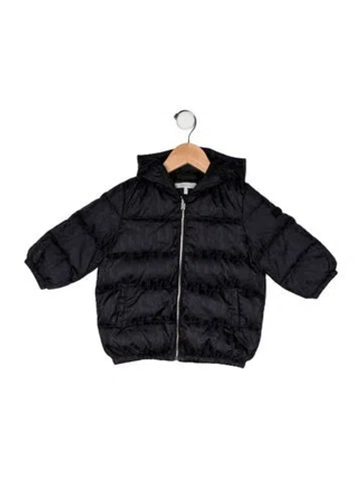 Pre-owned Dior Babies' Toddlers' Boys' Oblique Puffer Coat In Blue
