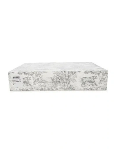 Pre-owned Dior Toile De Jouy Gifting Box W/ Tags In White