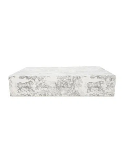 Pre-owned Dior Toile De Jouy Gifting Box W/ Tags In White