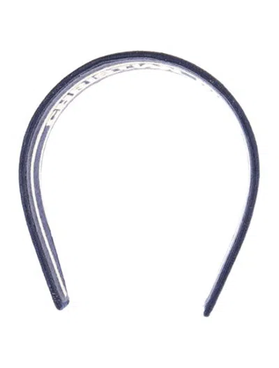 Pre-owned Dior Toile De Jouy Headband In Blue
