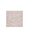 Dior Toile De Jouy Natura 90 Square Scarf In White/light Pink