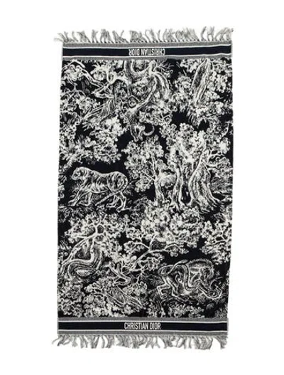 Pre-owned Dior Toile De Jouy Reverse Beach Towel
