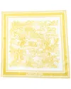 Dior Viera Toile De Jouy Soleil Scarf In Yellow